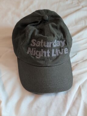 Saturday Night Live Embroidered Logo Baseball Cap - Black